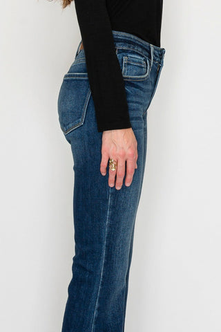 Mia Mid Rise Super Flare Jeans