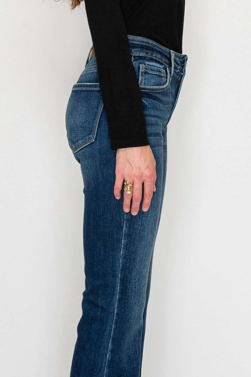Mia Mid Rise Super Flare Jeans - Glamourous Grace