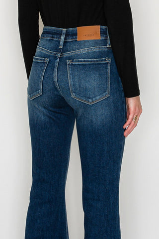 Mia Mid Rise Super Flare Jeans