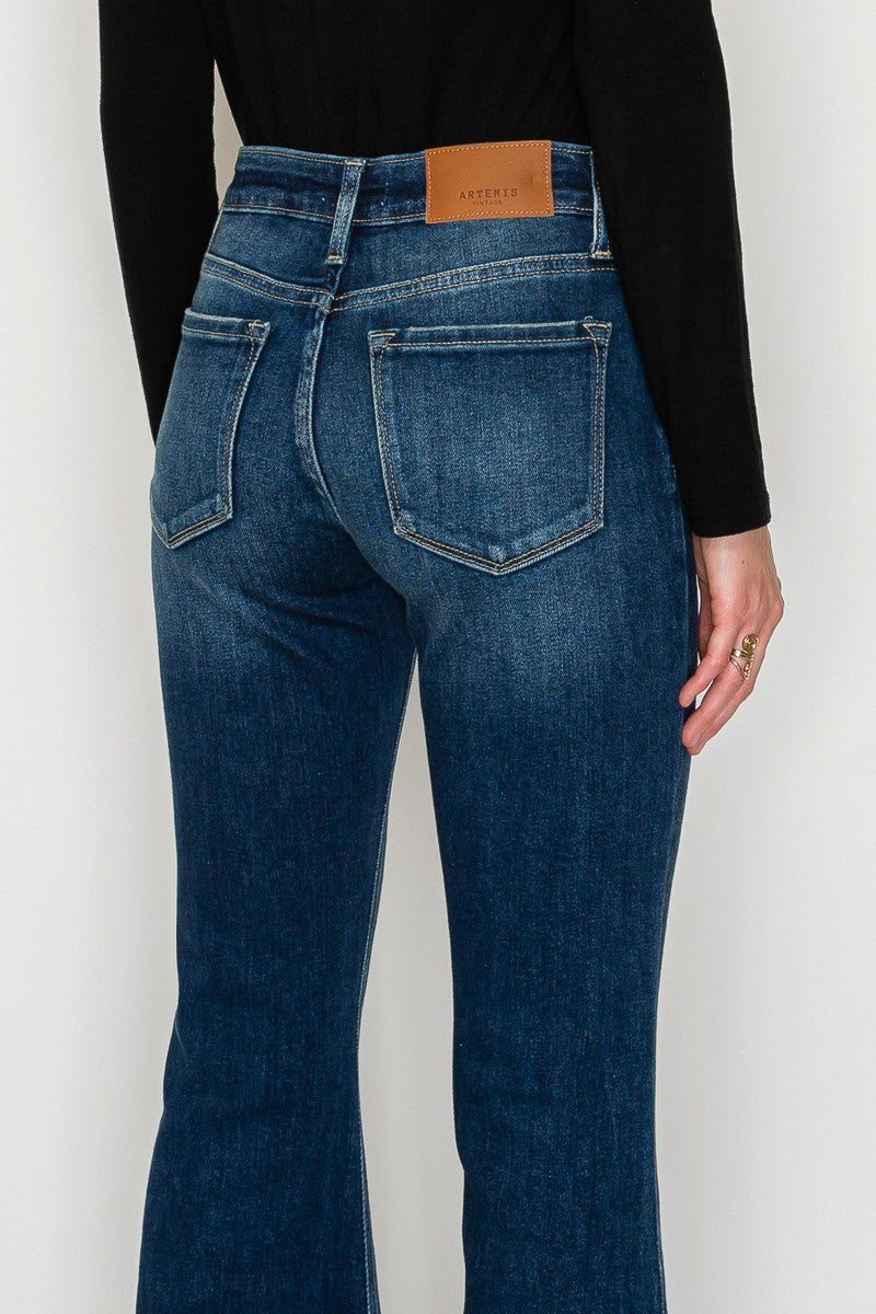 Mia Mid Rise Super Flare Jeans - Glamourous Grace