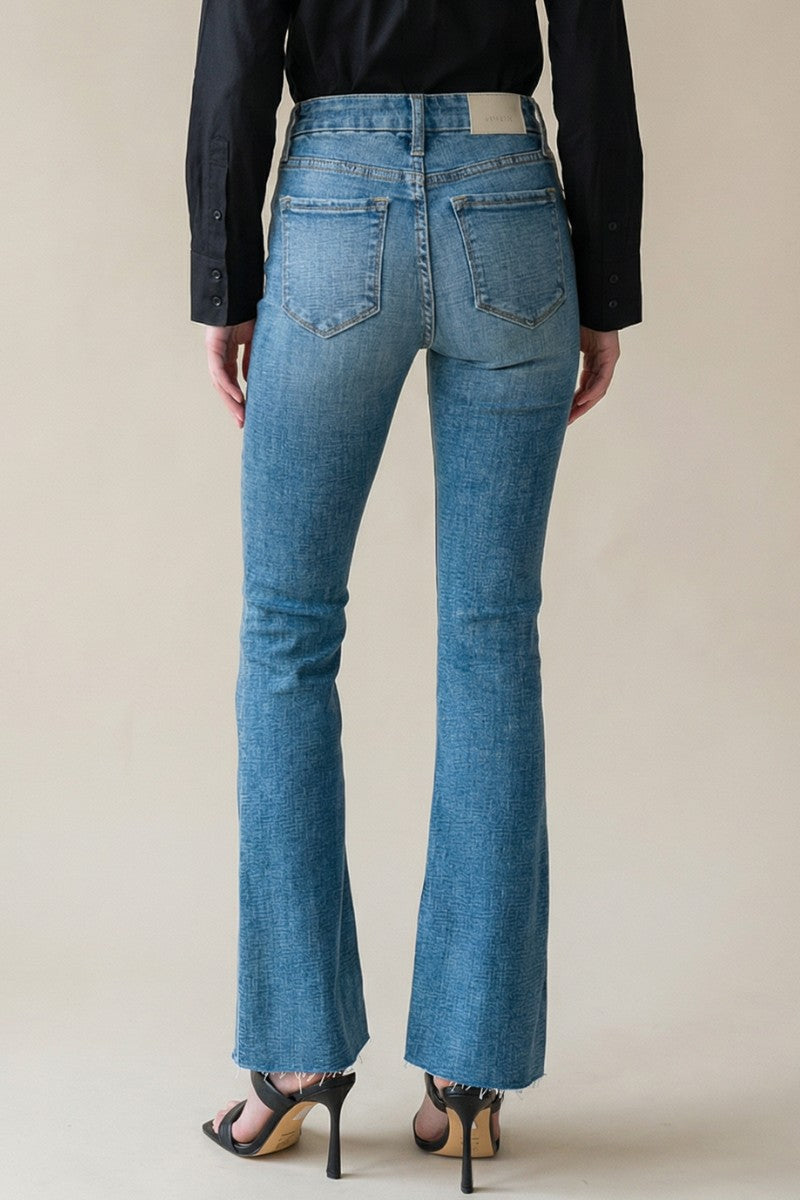 Paisley High Rise Flare Jeans (Reg & Plus) - Glamourous Grace