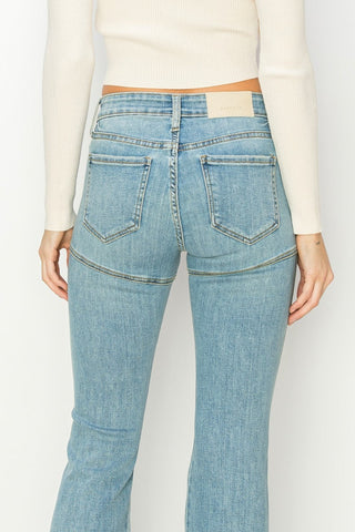 Brianna High Rise Skinny Flare Jeans (Reg & Plus)