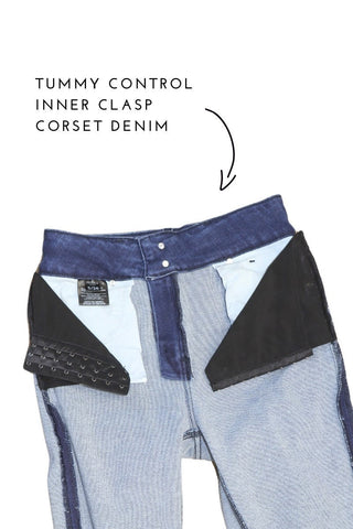 Isabella Corset Ultra High Rise Modern Wide Jeans