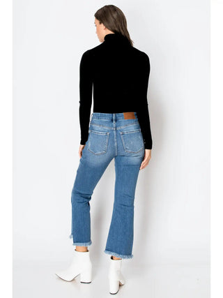 Eco Friendly Crop Flare Jeans