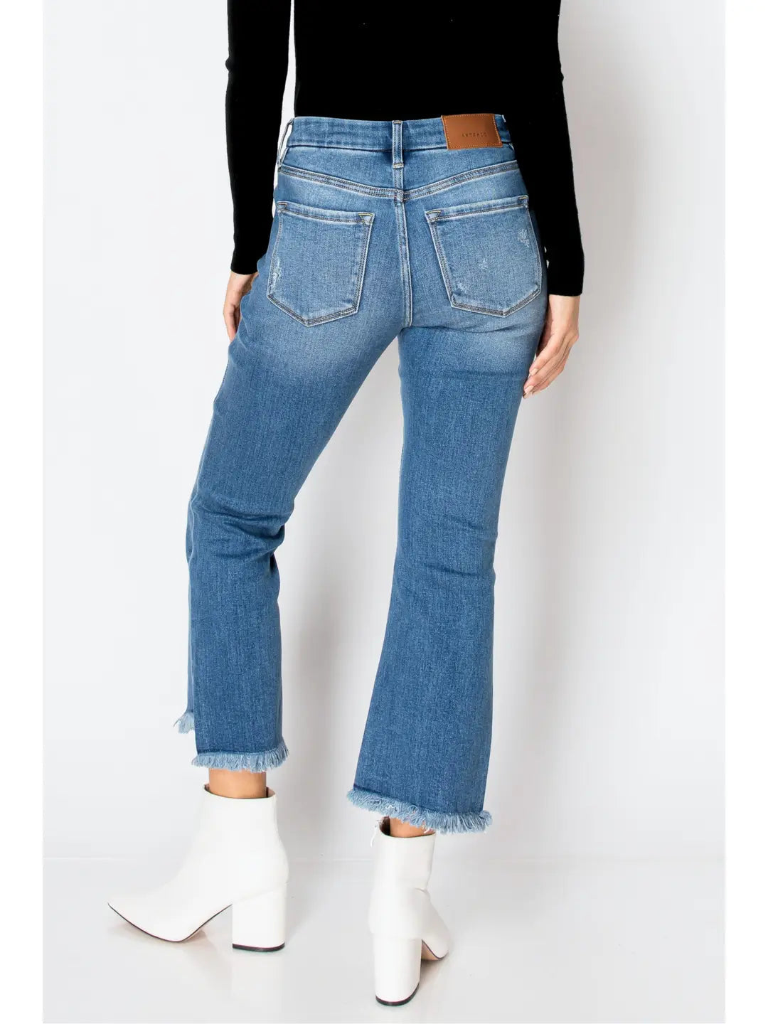 Eco Friendly Crop Flare Jeans