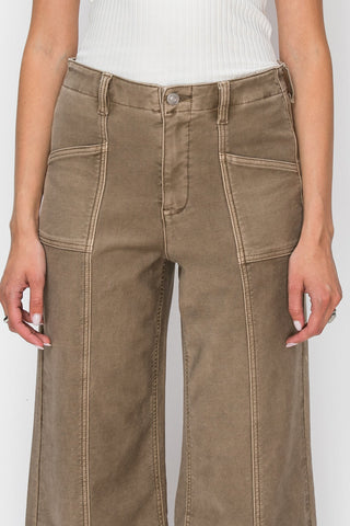 HIGH RISE SLIM CROP PALAZZO