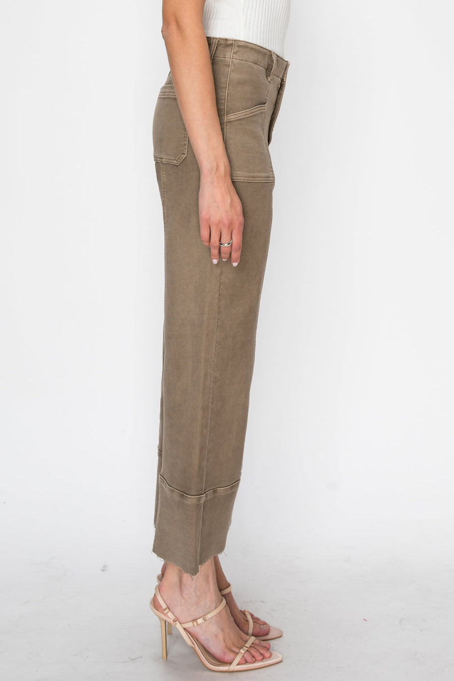 HIGH RISE SLIM CROP PALAZZO - Glamourous Grace