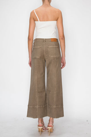HIGH RISE SLIM CROP PALAZZO