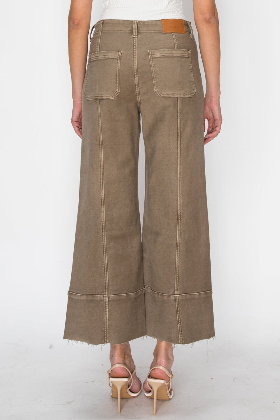 HIGH RISE SLIM CROP PALAZZO - Glamourous Grace