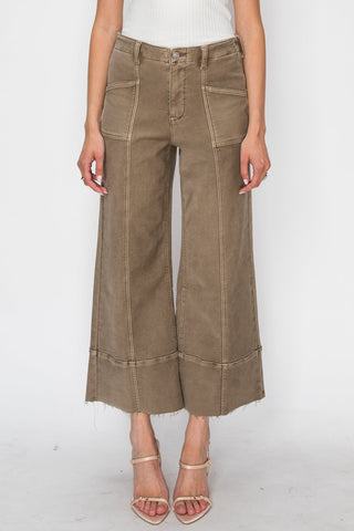 HIGH RISE SLIM CROP PALAZZO