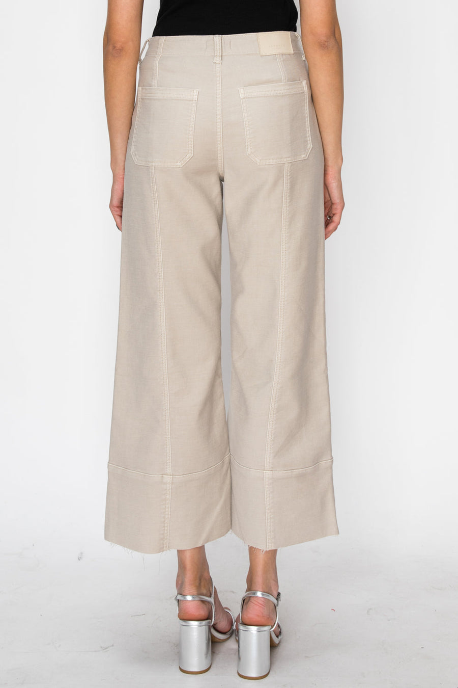 HIGH RISE SLIM CROP PALAZZO JEANS - Glamourous Grace