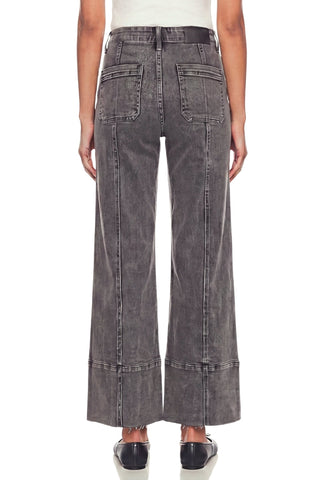 HIGH RISE TUMMY CONTROL GREY PALAZZO JEANS