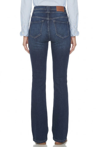 Julia Double Button High Rise Bootcut Jeans - Glamourous Grace