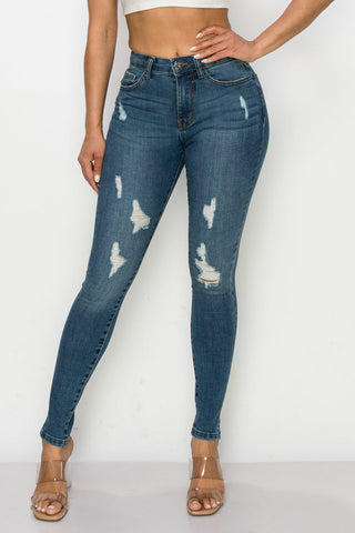 Jade - High Rise Destructed Skinny