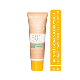 Bioderma Photoderm COVER Touch SPF50+ Very Light: High Protection Tinted Mineral Sunscreen for Sensitive Skin, Facial Sunscreen, 40gr - Glamourous Grace