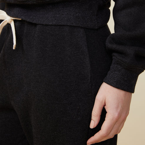 MONROW Teddy Fleece Oversized Straight Leg Sweat - Glamourous Grace