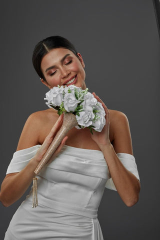 Bridesmaid Bouquet, Quinceañera Bouquet - Glamourous Grace