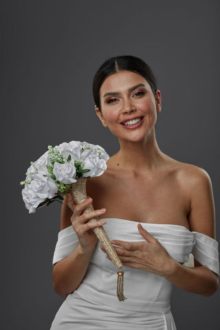Bridesmaid Bouquet, Quinceañera Bouquet - Glamourous Grace