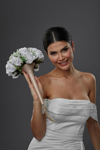 Bridesmaid Bouquet, Quinceañera Bouquet - Glamourous Grace