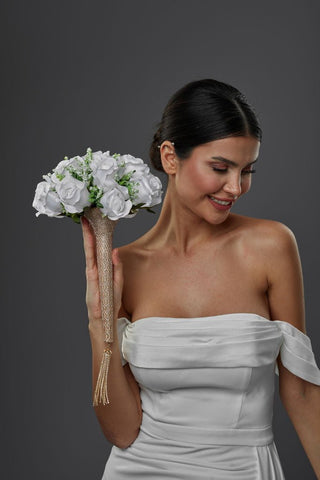 Bridesmaid Bouquet, Quinceañera Bouquet - Glamourous Grace