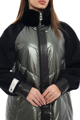 Kopenhagen Fur® Mink Italian Cashmere Wool Vogue Coat