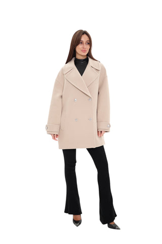 Kyoto Midi Cashmere Wool Blend Coat