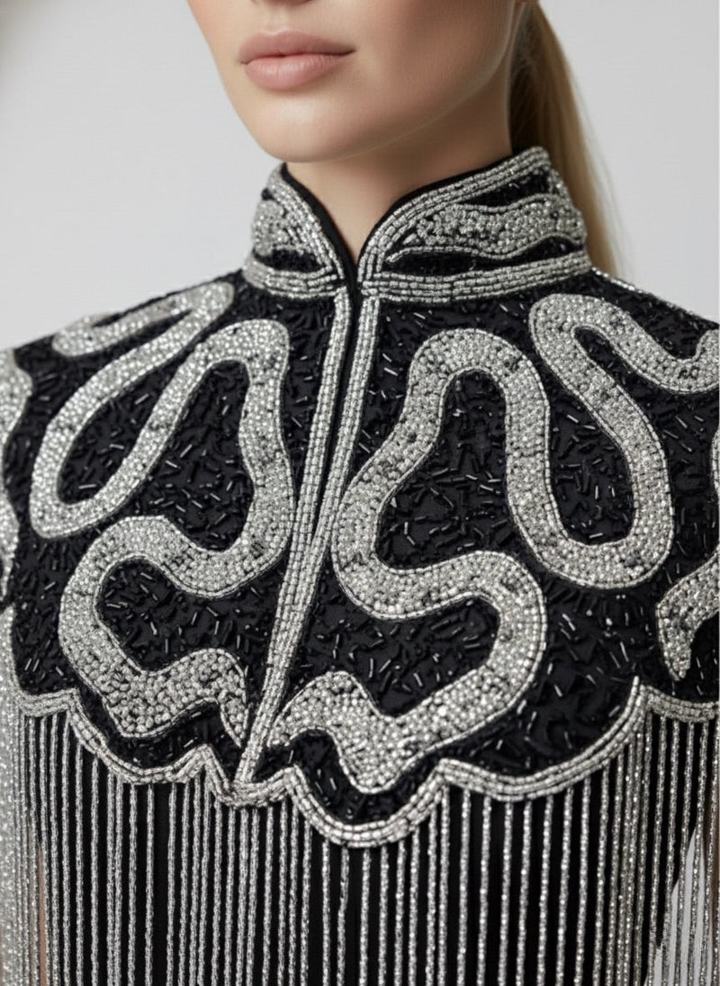 Noir Sovereign Cape - Glamourous Grace