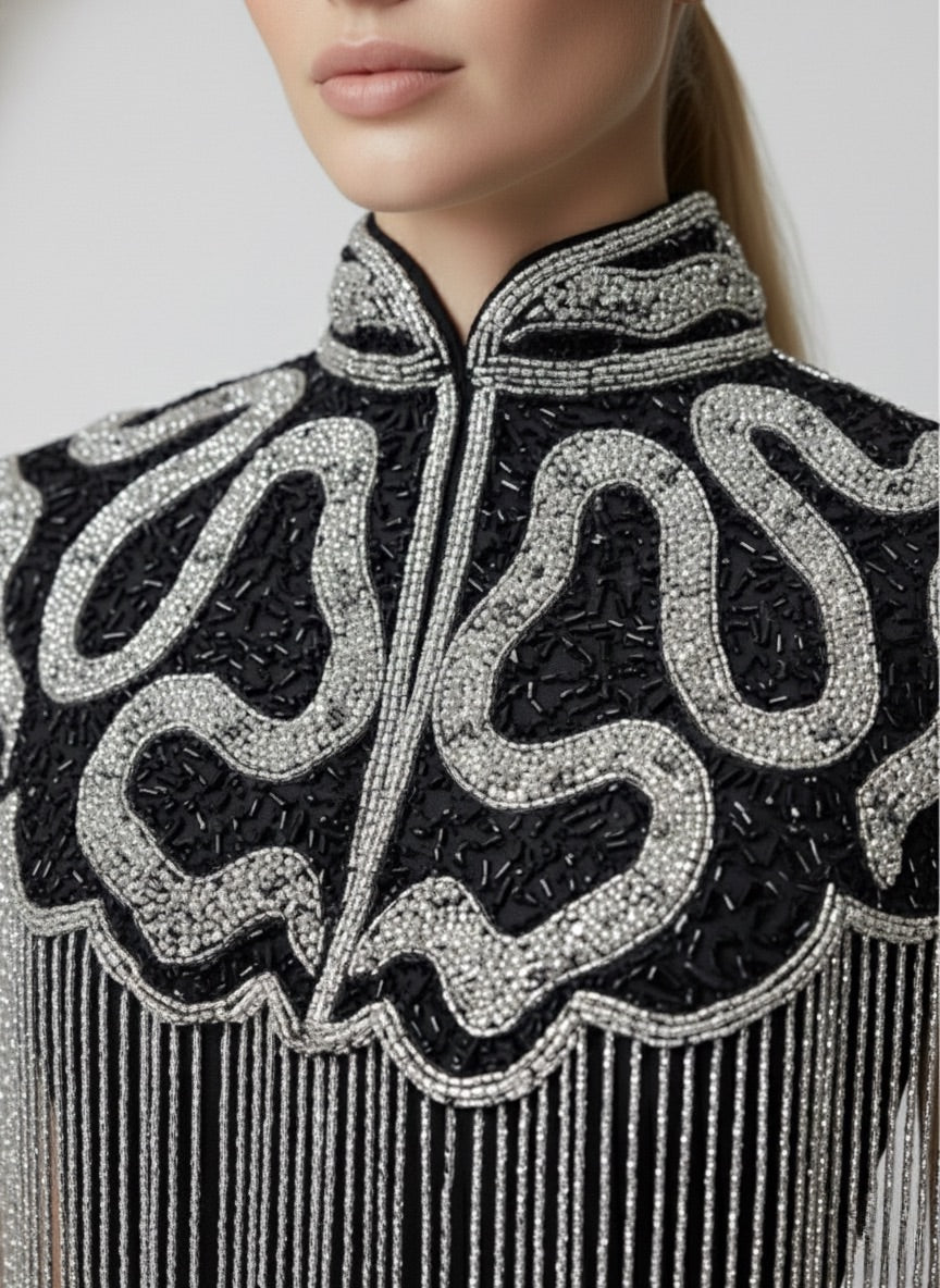Noir Sovereign Cape - Glamourous Grace