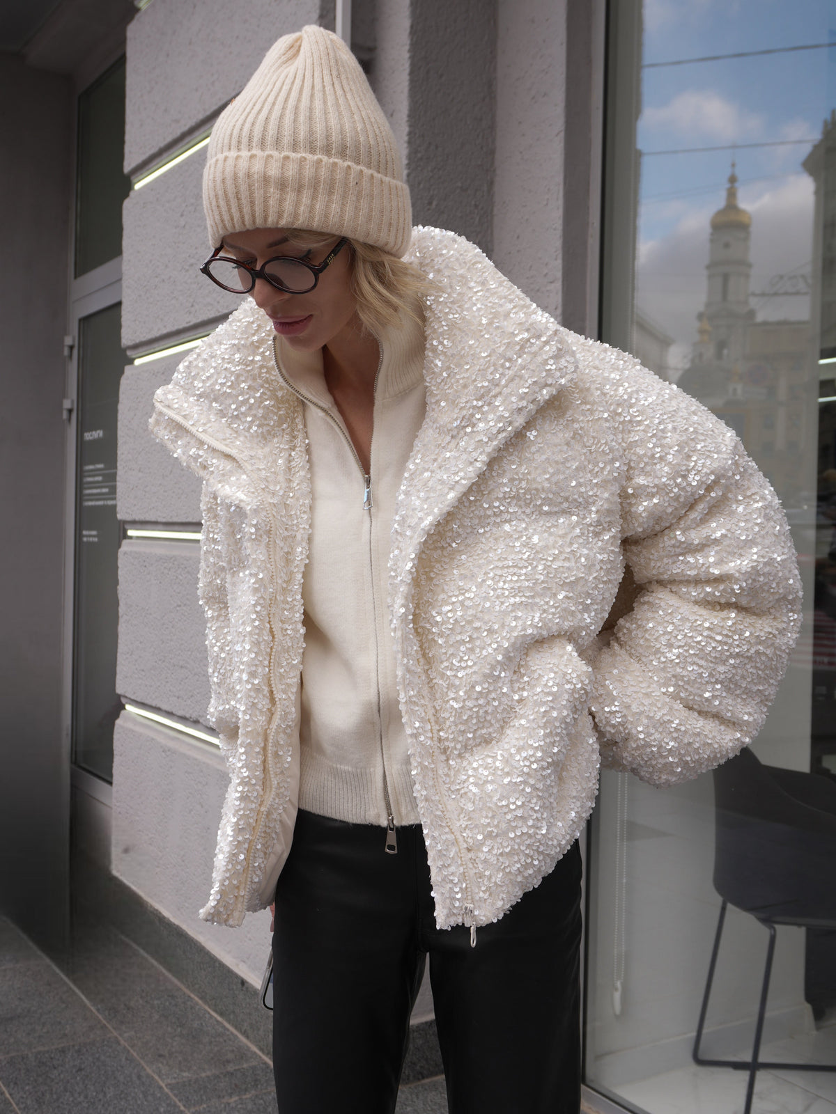 Pre-Order. Re-Stock Ships October 2026. Frost Glow Insulated Puffer