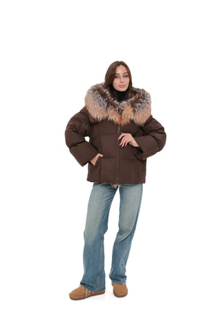 Valerie Genuine Fur Down Fill Parka