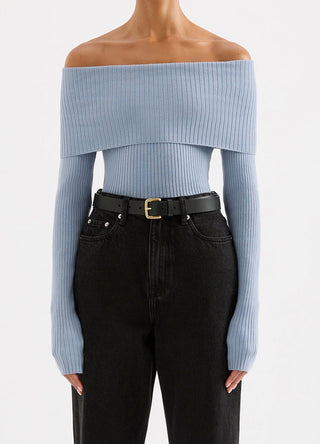 Krishna Off Shoulder Knit Top - Glamourous Grace