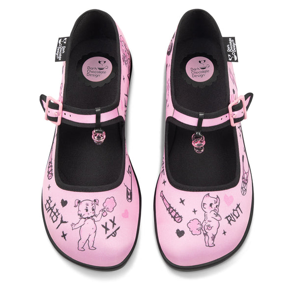 Baby Riot Women's Mary Jane Flats - Glamourous Grace