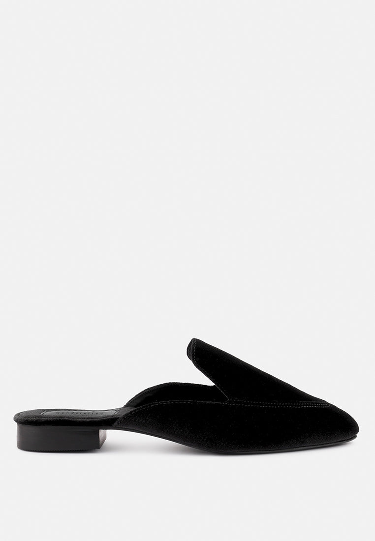 Batiste Velvet Handcrafted Mules - Glamourous Grace