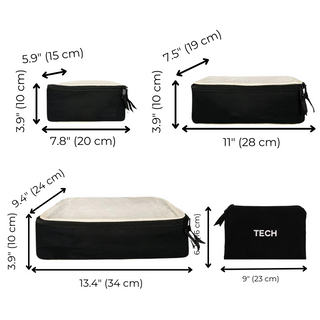 BA Travel Set, 8-pack – Black - Glamourous Grace