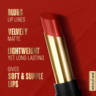 Lakme Absolute Beyond Matte Lipstick - 104 Maroon Magnet