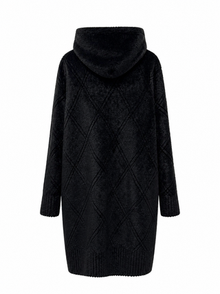 Reversible Faux Fur & Suede Coat