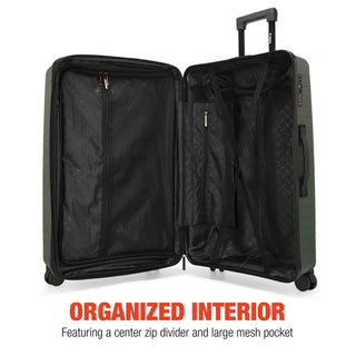Excavator 3 Piece Expandable Tough Luggage Set