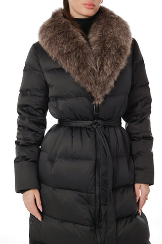 Genuine Polar Fox Fur Down Fill Parka