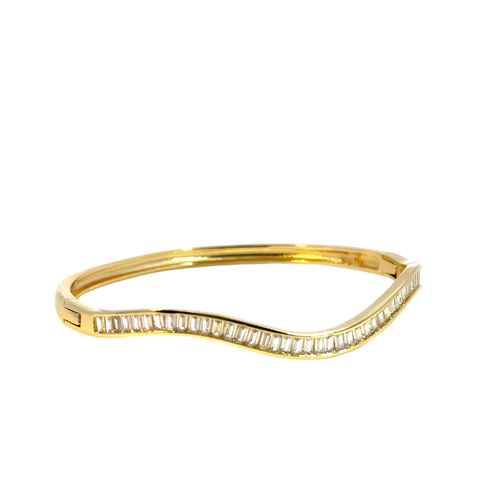 Lexxa Zircobracelet | Brass