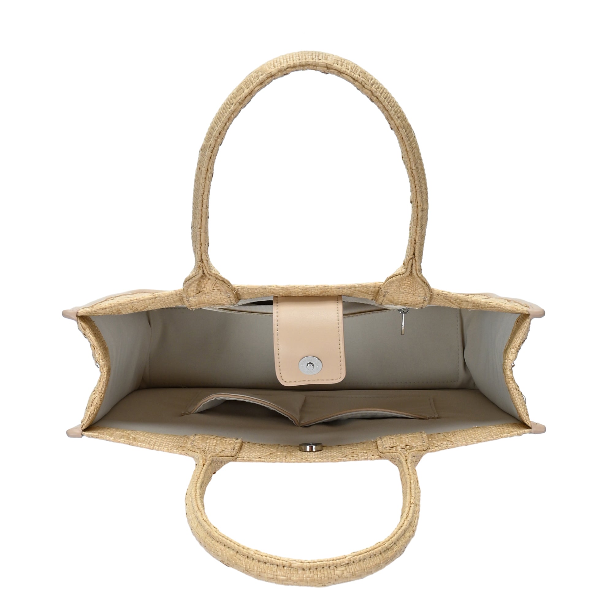 Florence Straw Book Tote