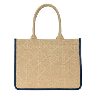 Florence Straw Book Tote