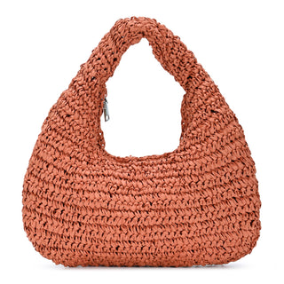 Solea Straw Clutch Bag
