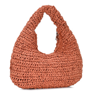 Solea Straw Clutch Bag