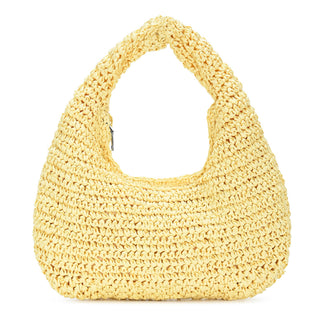 Solea Straw Clutch Bag