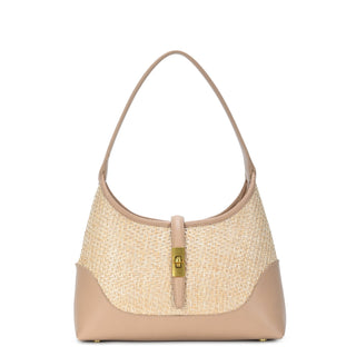 The Isadora Straw Shoulder Bag