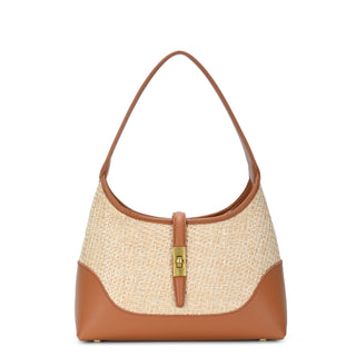 The Isadora Straw Shoulder Bag
