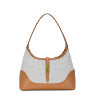 The Isadora Cotton Canvas Shoulder Bag
