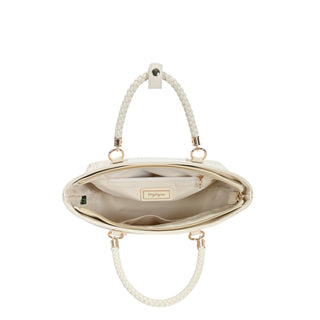 Nora Straw Winged Satchel