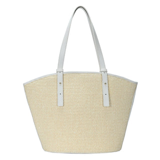 Mara Straw Winged Tote