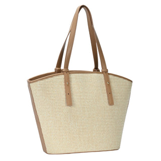 Mara Straw Winged Tote